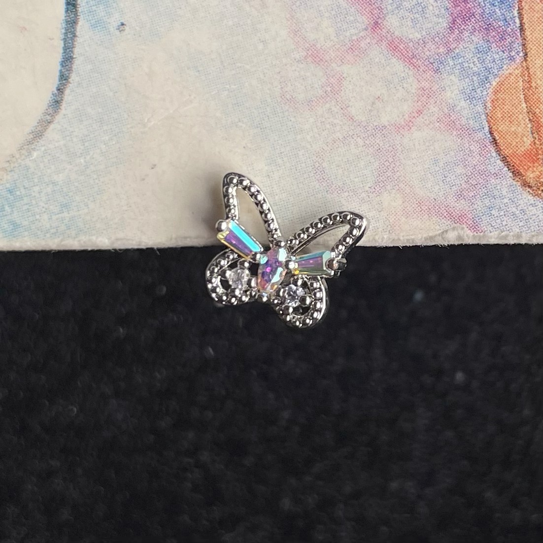 پیرسینگ گوش پروانه کد1