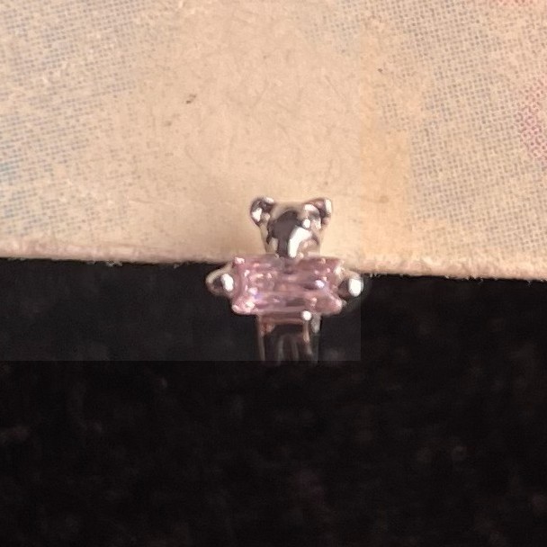 پیرسینگ گوش خرس کیوت